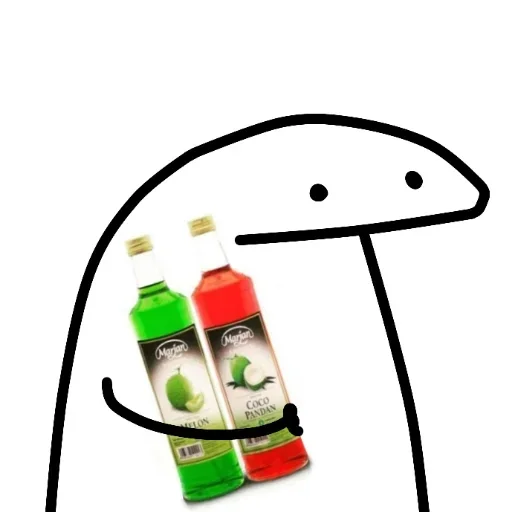 Sticker from the "Flork" sticker pack