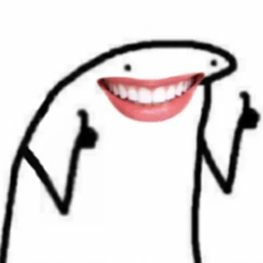 Sticker from the "Flork" sticker pack