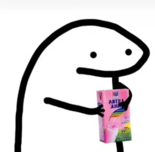 Sticker from the "Flork" sticker pack