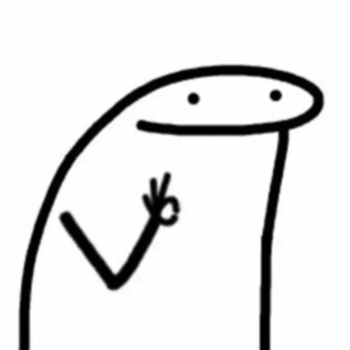 Sticker from the "Flork" sticker pack