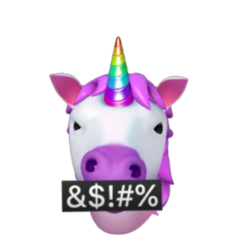 Sticker from the "Unicorn | Единорог" sticker pack