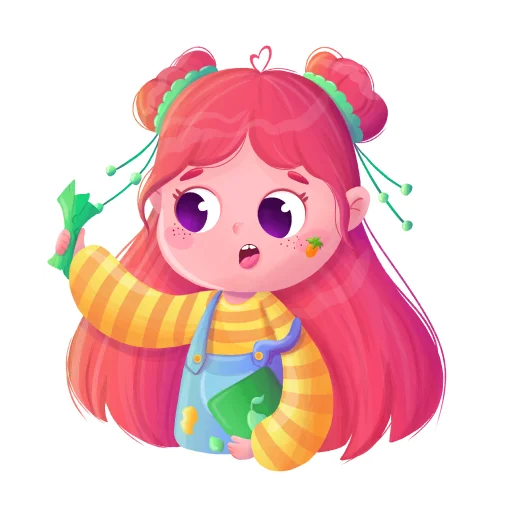 Sticker from the "malvine" sticker pack