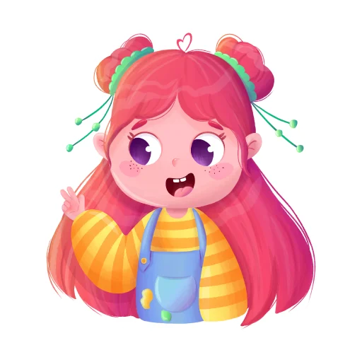 Sticker from the "malvine" sticker pack