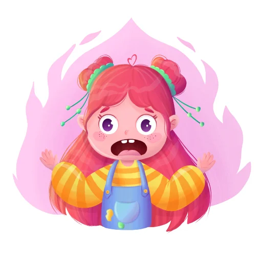 Sticker from the "malvine" sticker pack