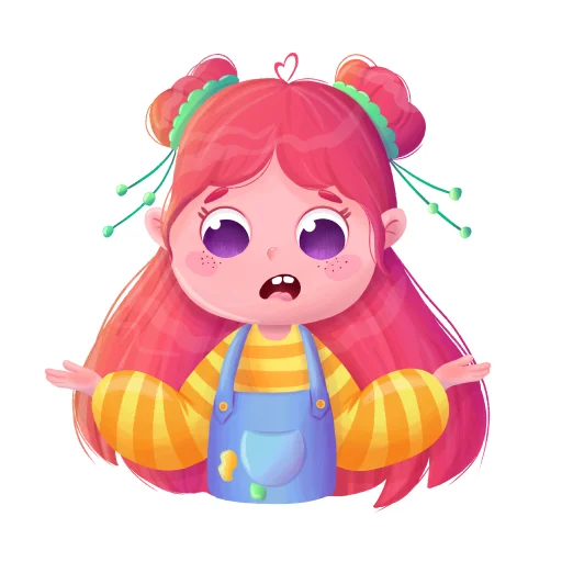 Sticker from the "malvine" sticker pack