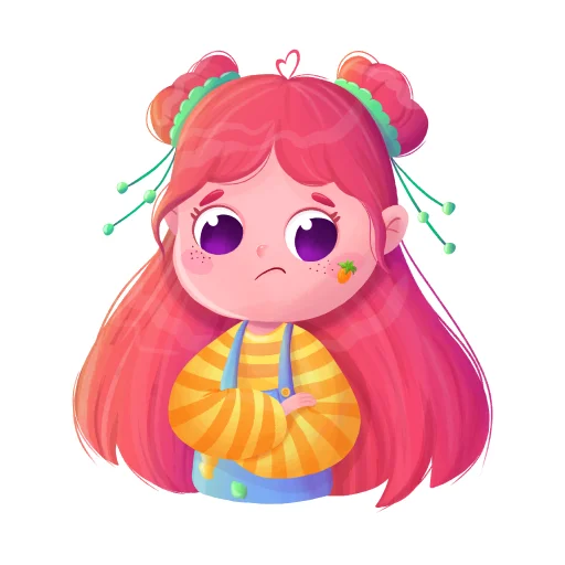 Sticker from the "malvine" sticker pack