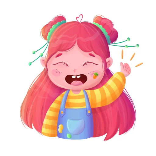 Sticker from the "malvine" sticker pack