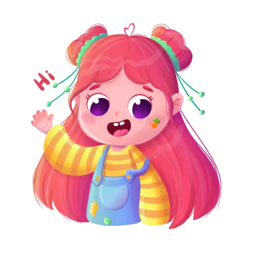 Sticker from the "malvine" sticker pack