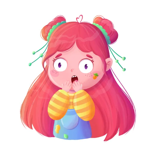 Sticker from the "malvine" sticker pack