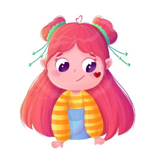 Sticker from the "malvine" sticker pack