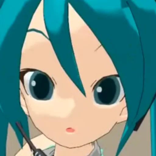 Sticker from the "Old MMD Miku" sticker pack