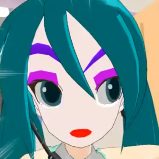 Sticker from the "Old MMD Miku" sticker pack