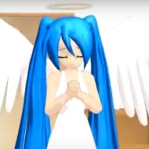 Sticker from the "Old MMD Miku" sticker pack