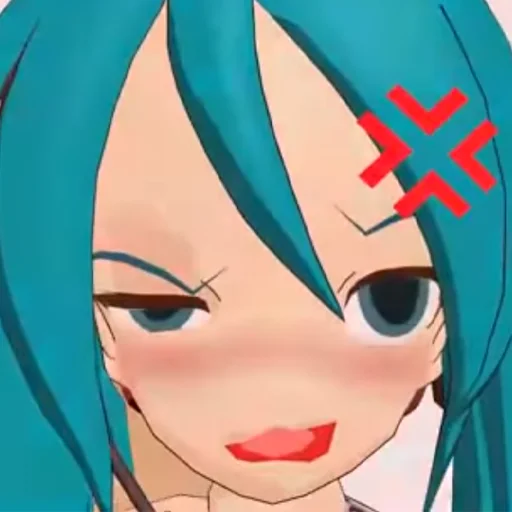 Sticker from the "Old MMD Miku" sticker pack