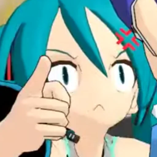 Sticker from the "Old MMD Miku" sticker pack