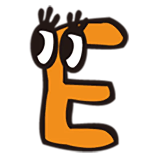 Sticker from the "Jolly alphabets [SeRaMo.iR]" sticker pack