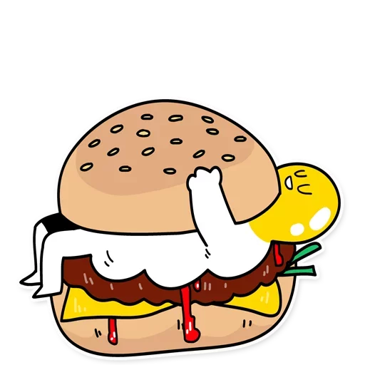 Sticker from the "Eggy Wiggy" sticker pack