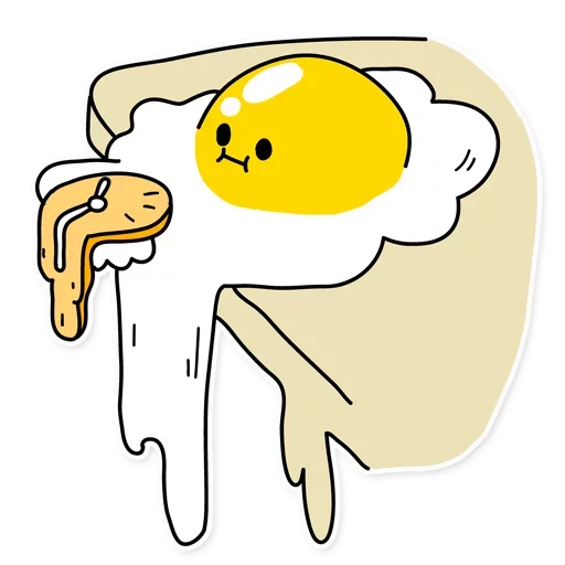 Sticker from the "Eggy Wiggy" sticker pack