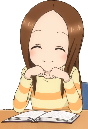 Sticker from the "Let us all love Takagi" sticker pack