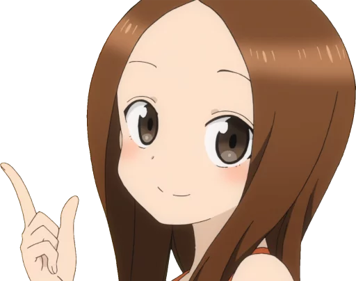 Sticker from the "Let us all love Takagi" sticker pack