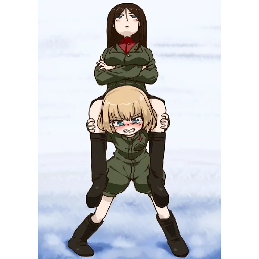 Sticker from the "Katyusha ("Girls und Panzer") part 7" sticker pack