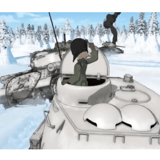 Стикер из набора "Katyusha ("Girls und Panzer") part 7"