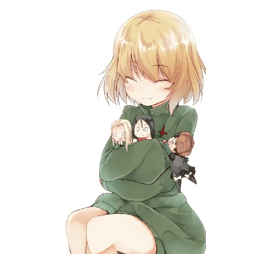 Sticker from the "Katyusha ("Girls und Panzer") part 7" sticker pack