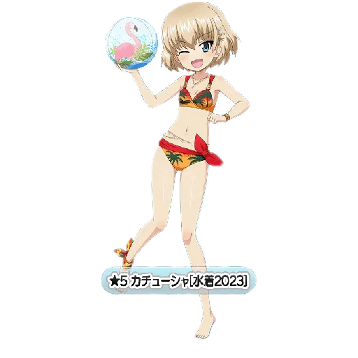 Sticker from the "Katyusha ("Girls und Panzer") part 7" sticker pack