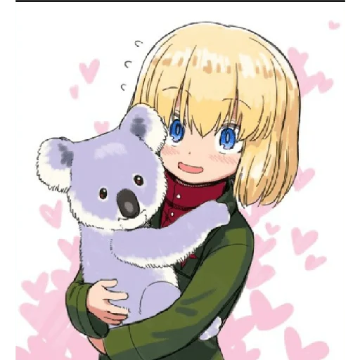 Sticker from the "Katyusha ("Girls und Panzer") part 7" sticker pack