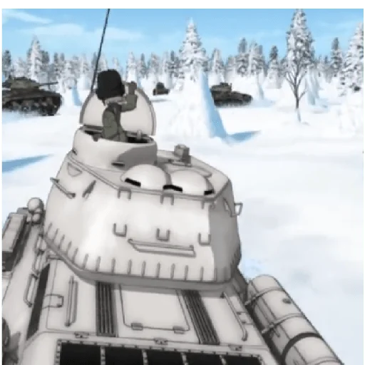 Стикер из набора "Katyusha ("Girls und Panzer") part 7"