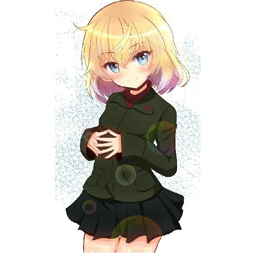 Стикер из набора "Katyusha ("Girls und Panzer") part 3"