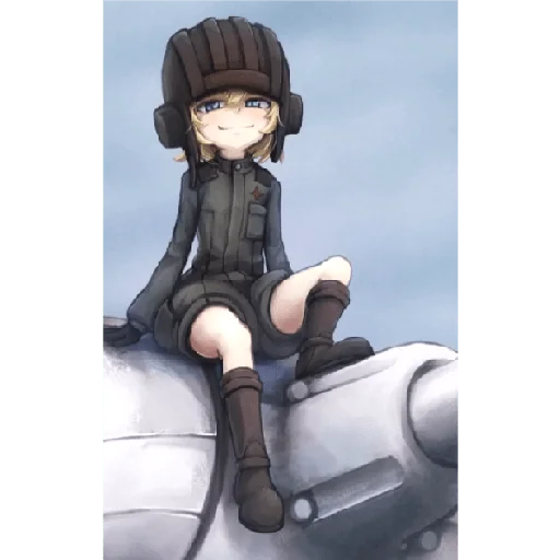 Стикер из набора "Katyusha ("Girls und Panzer") part 3"