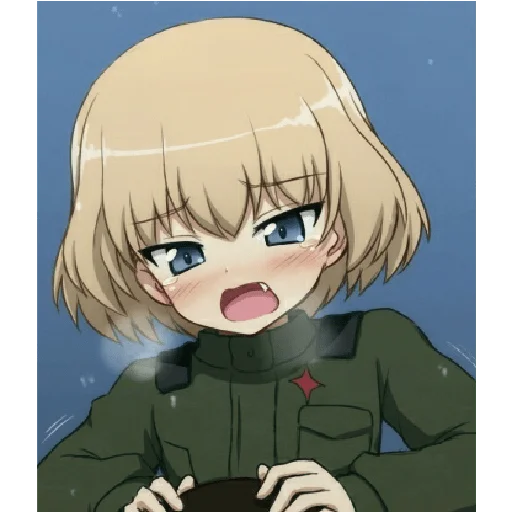 Стикер из набора "Katyusha ("Girls und Panzer") part 3"