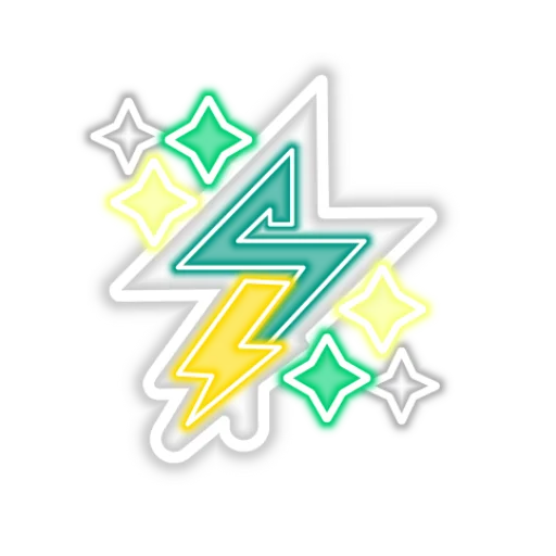 Sticker from the "Neon Pins" sticker pack