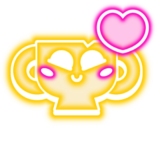 Sticker from the "Neon Pins" sticker pack