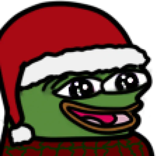 Sticker from the "Peepo Christmas" sticker pack