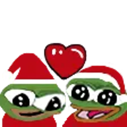 Sticker from the "Peepo Christmas" sticker pack