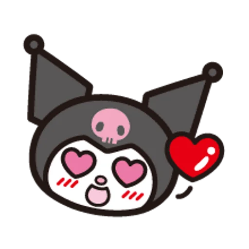 Sticker from the "Kuromi Emoji" sticker pack