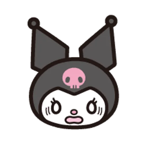 Sticker from the "Kuromi Emoji" sticker pack