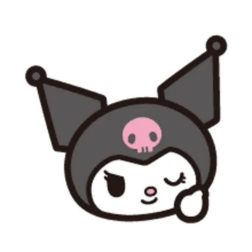 Sticker from the "Kuromi Emoji" sticker pack