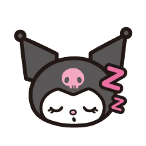 Sticker from the "Kuromi Emoji" sticker pack