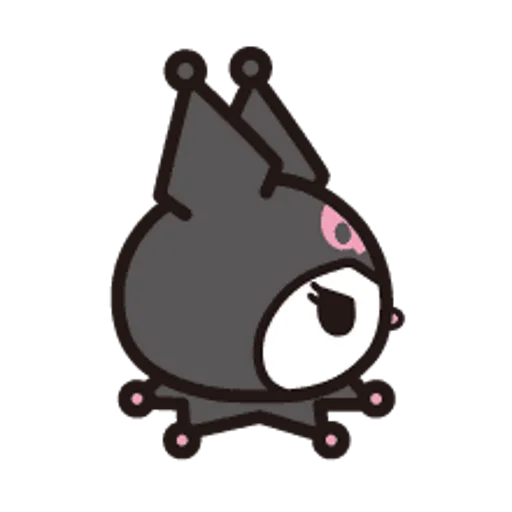 Sticker from the "Kuromi Emoji" sticker pack