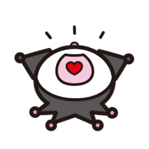 Sticker from the "Kuromi Emoji" sticker pack