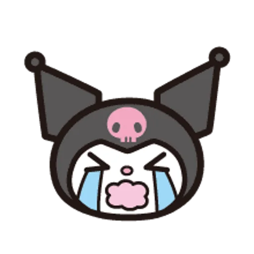 Sticker from the "Kuromi Emoji" sticker pack