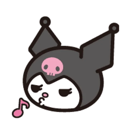 Sticker from the "Kuromi Emoji" sticker pack