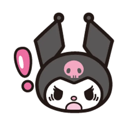 Sticker from the "Kuromi Emoji" sticker pack