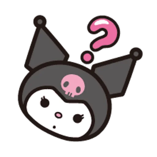 Sticker from the "Kuromi Emoji" sticker pack