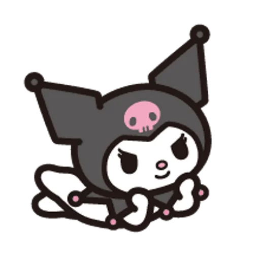 Sticker from the "Kuromi Emoji" sticker pack