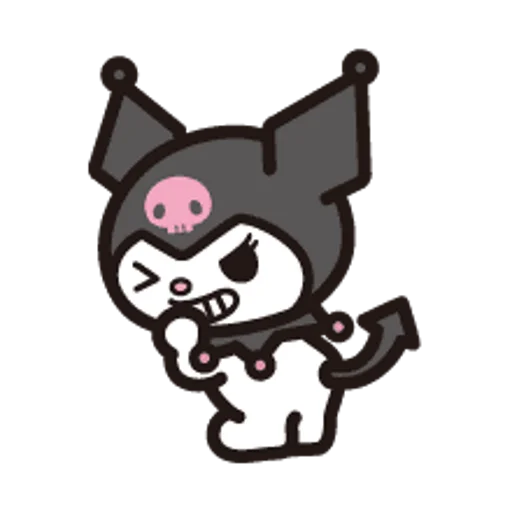 Sticker from the "Kuromi Emoji" sticker pack