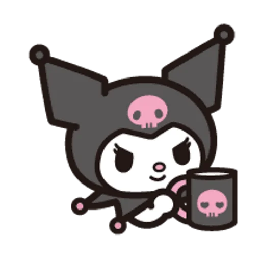 Sticker from the "Kuromi Emoji" sticker pack